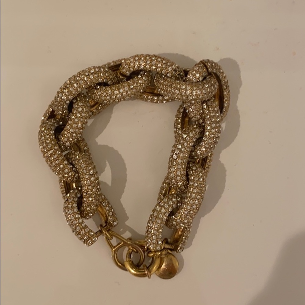 Diamond braid bracelet